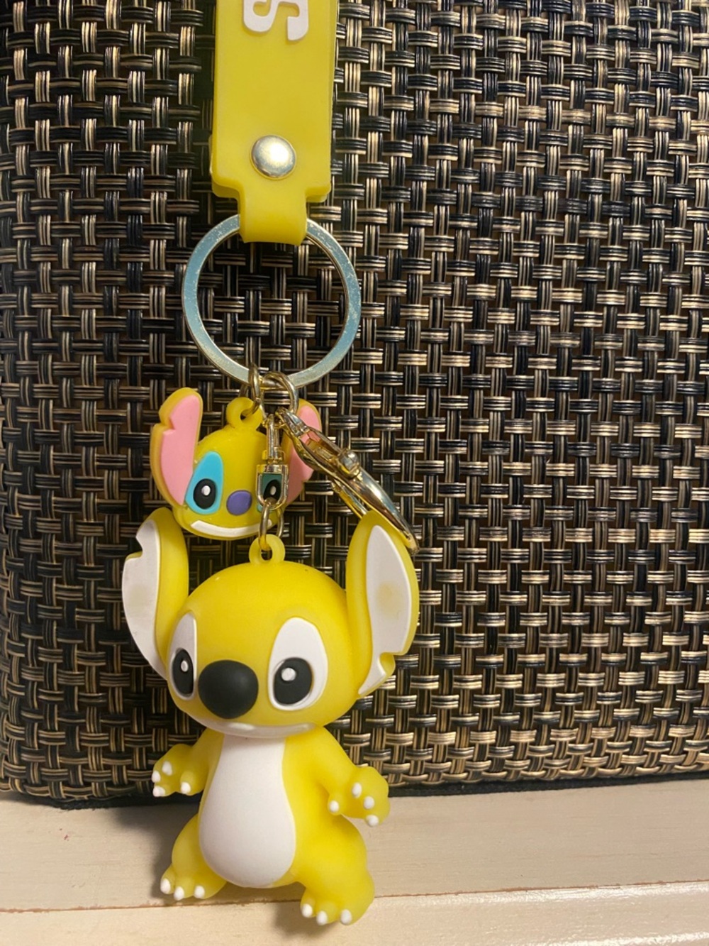 Stitch Kawaii Anime Keychain Accessories, 3D Keychains with PVC Soft Tape - Picture 2 of 2